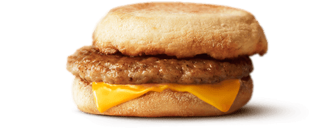 Sausage Muffin - マクドナルドで塩分2g以下のハンバーガー
