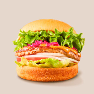 garden salad burger 300x300 - フレッシュネスバーガーで塩分2g以下のハンバーガー