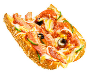 pizza becon 300x245 - サブウエイ、サンドイッチ塩分量の徹底調査、塩分2g以下のサンドイッチは？